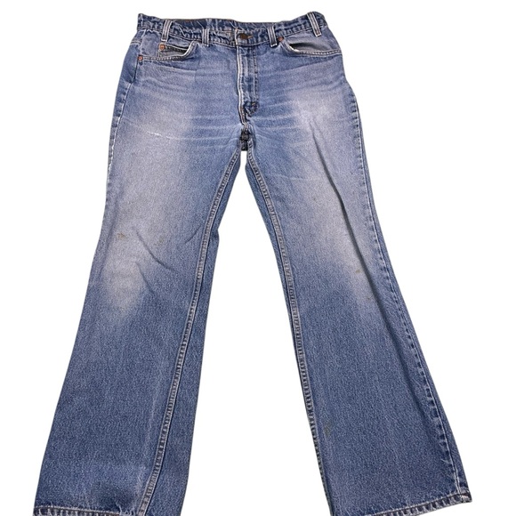 Vintage Levi’s 517 Orange tab boot cut medium wash jeans 33 x 29 USA made - Picture 12 of 12